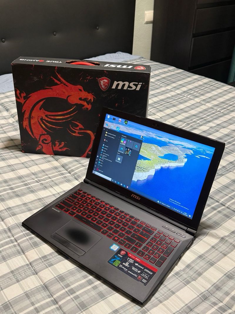 Portátil Gaming MSI i7 GTX 1050Ti SSD afbeelding 2