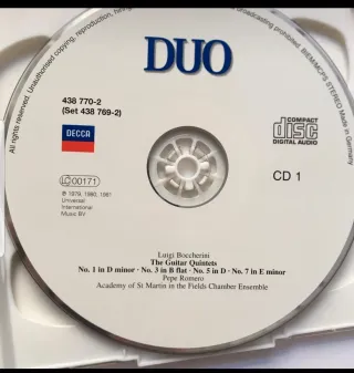 Boccherini - Quintetos para Guitarra (2 CDs)