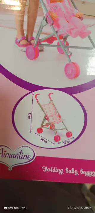 Carrito de muñecas plegable