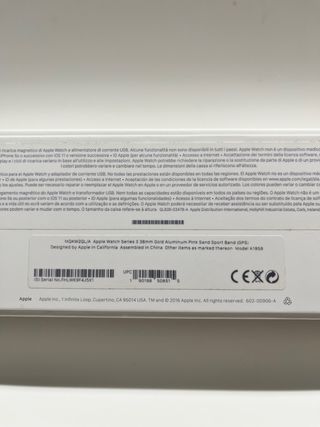 Apple Watch Series 3 Oro. 38mm