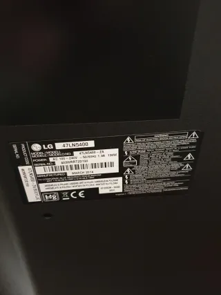 Televisor LG 47 averiado