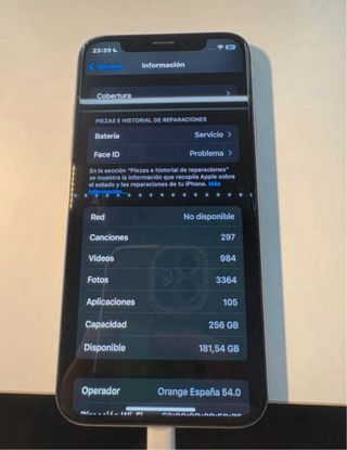 iPhone X Blanco 256GB