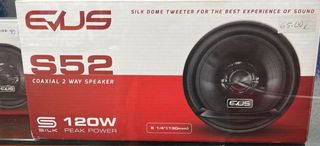 Altavoces Hertz DSK 165.3 2-Way y Evus S52 120w