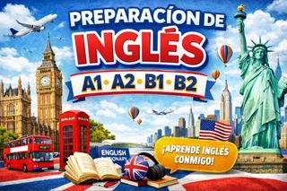 Clases de inglés online - curso 12h (A1-B2)