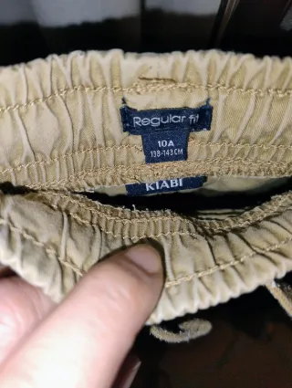 Pantalón niño cargo beige T.10