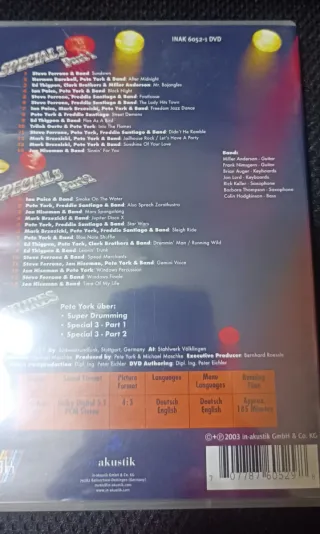 DVDs Pete York Super Drumming Vol. 1 y 2