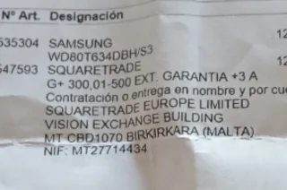 Lavadora Secadora Samsung Blanca 7 kilos