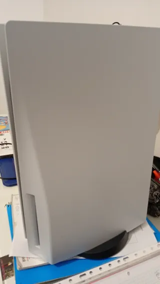 Playstation 5 Disco Blanca y Negra Sin mando