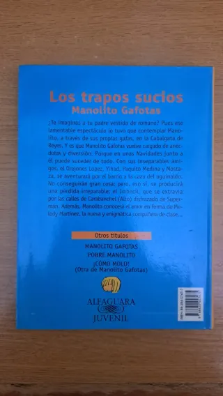 Pack 5 libros Manolito Gafotas