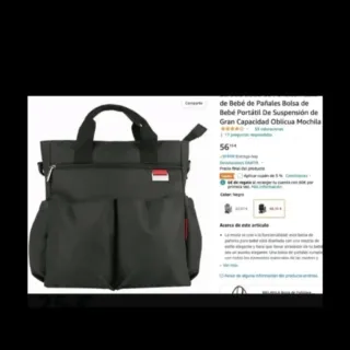 Mochila bolsa Portátil para Bebé cochecito al 50%