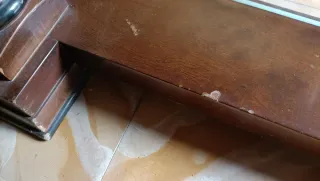 Mesa de centro madera y cristal