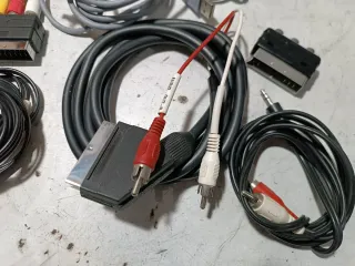 Lote Cables Audio y Video RCA SCART USB