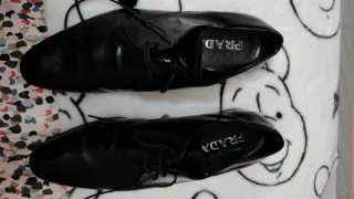 Zapatos Prada Charol Auténticos Talla 40.5