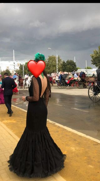Vestido Flamenca Negro