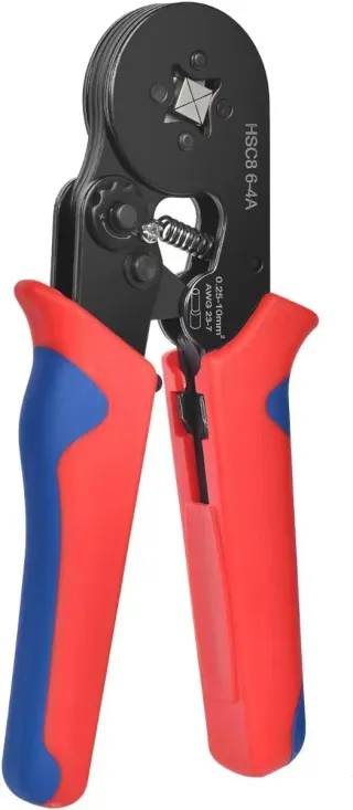 Crimpadora de terminales con set de terminales