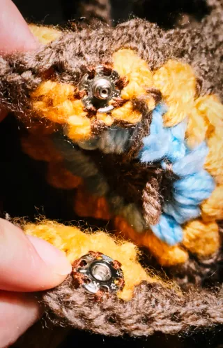 Bolso Crochet Astrid Granny Squares