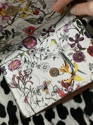 Borsa tracolla floreale multicolor