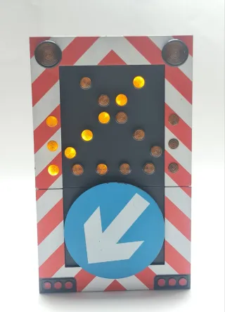 Panel Señalización Obras Brudel