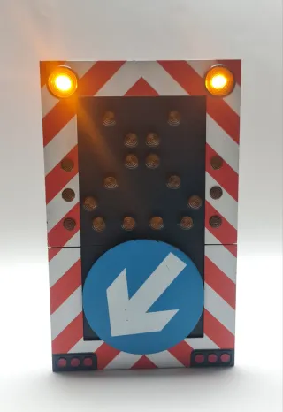 Panel Señalización Obras Brudel