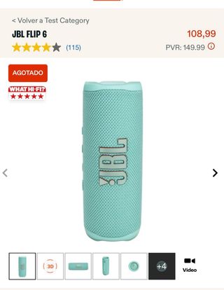 Altavoz JBL Flip 6 Verde