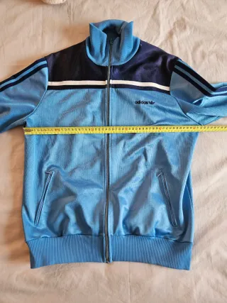 Chaqueta Adidas Retro Azul Años 80