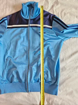 Chaqueta Adidas Retro Azul Años 80
