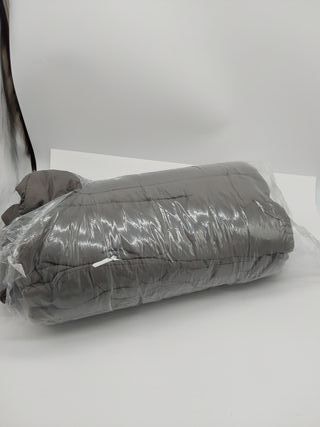 Yebeda Edredón para Las 4 Estaciones, 135 x 200 cm, Color Gris Oscuro, Transpirable y Supersuave para Todo el año