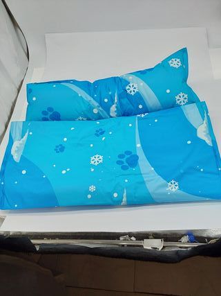 Aisuowa Esterilla Refrescante para Perros y Gatos, Alfombrilla de Gel Autorefrigerante, Cojín Refrescante No Tóxico, Cama Fría y