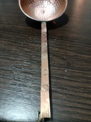 Cazo Cobre Artesanal Martillado Punzado