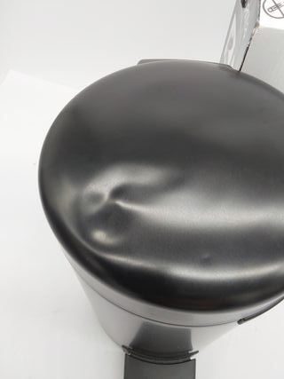 Brabantia Cubo de basura con pedal, Negro Mate, 3 l