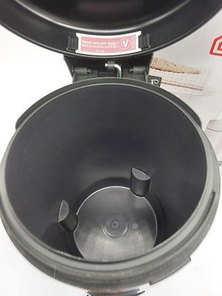 Brabantia Cubo de basura con pedal, Negro Mate, 3 l