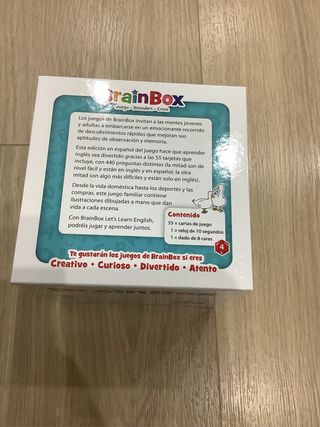 BrainBox Let's Learn English Juego Educativo