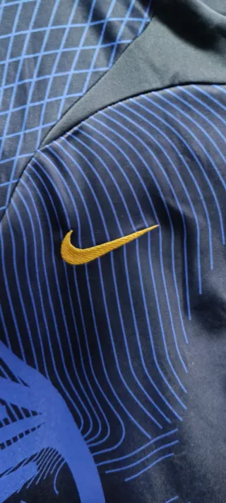 Conjunto Chándal Fútbol Francia Nike Azul Dorado