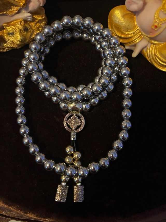 Mala Tibetano con cuentas y colgante