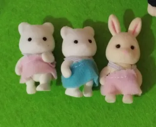 5 Muñecos Familia Animales tipo Sylvanian