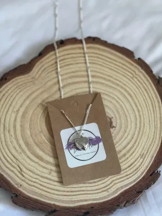 Collar Corazón Plateado