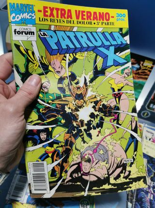 9 cómics especiales X-MEN, PATRULLA X, Forum, marvel, grapas
