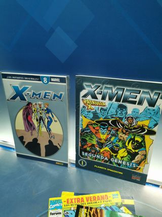 9 cómics especiales X-MEN, PATRULLA X, Forum, marvel, grapas