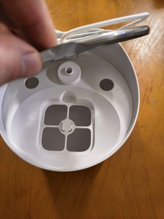 Catit Pixi Bebedero fuente de acero inoxidable para Gatos, 2.5 l, Blanca