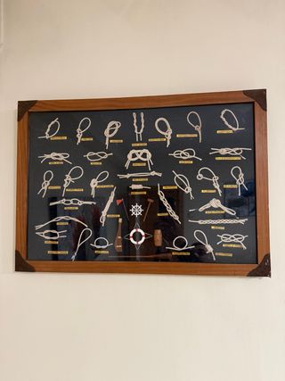 Cuadro de nudos marineros