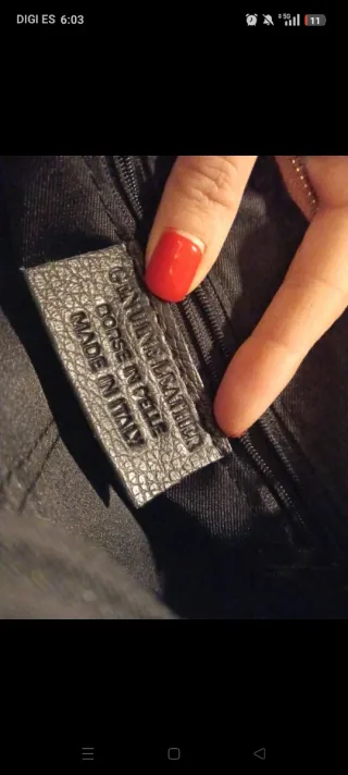 Bolso piel camel con cadena dorada