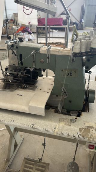 Máquina de coser 21 agujas industrial