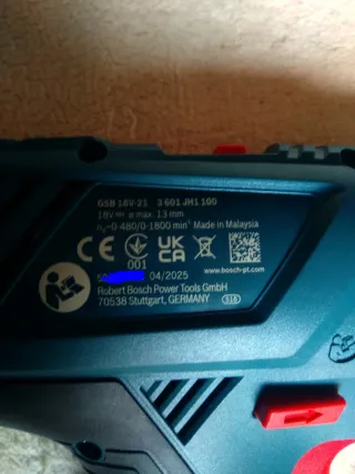 NUEVO Taladro Percutor Bosch GSB 18V-21 55Nm