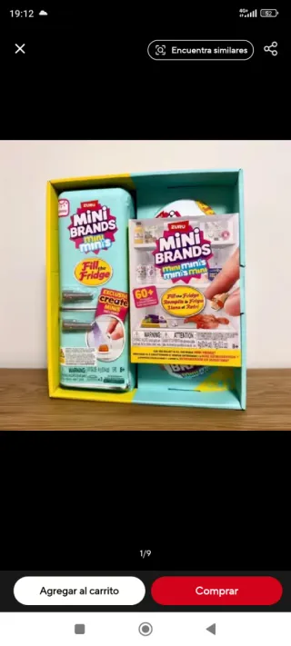 Nevera Mini Brands con 2 bolas