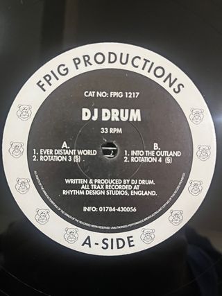 DJ Drum "Rhythm Design" vinile techno / acid 1995