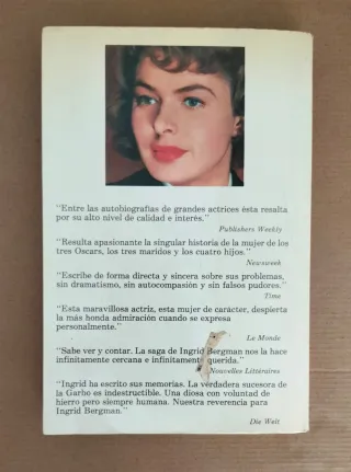 Libro Ingrid Bergman: mi vida