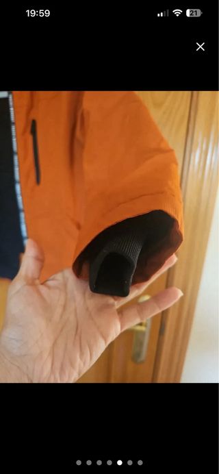 Chaqueta niño naranja 9/10 años