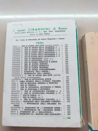 Sintesi di letteratura italiana