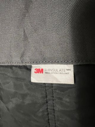 Carhartt Lined Canvas Work Jacket Grey Size S