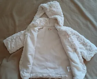 Pellicciotto bimba 3 anni bianco